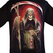 Grim Reaper Crossed Scythe T-Shirt